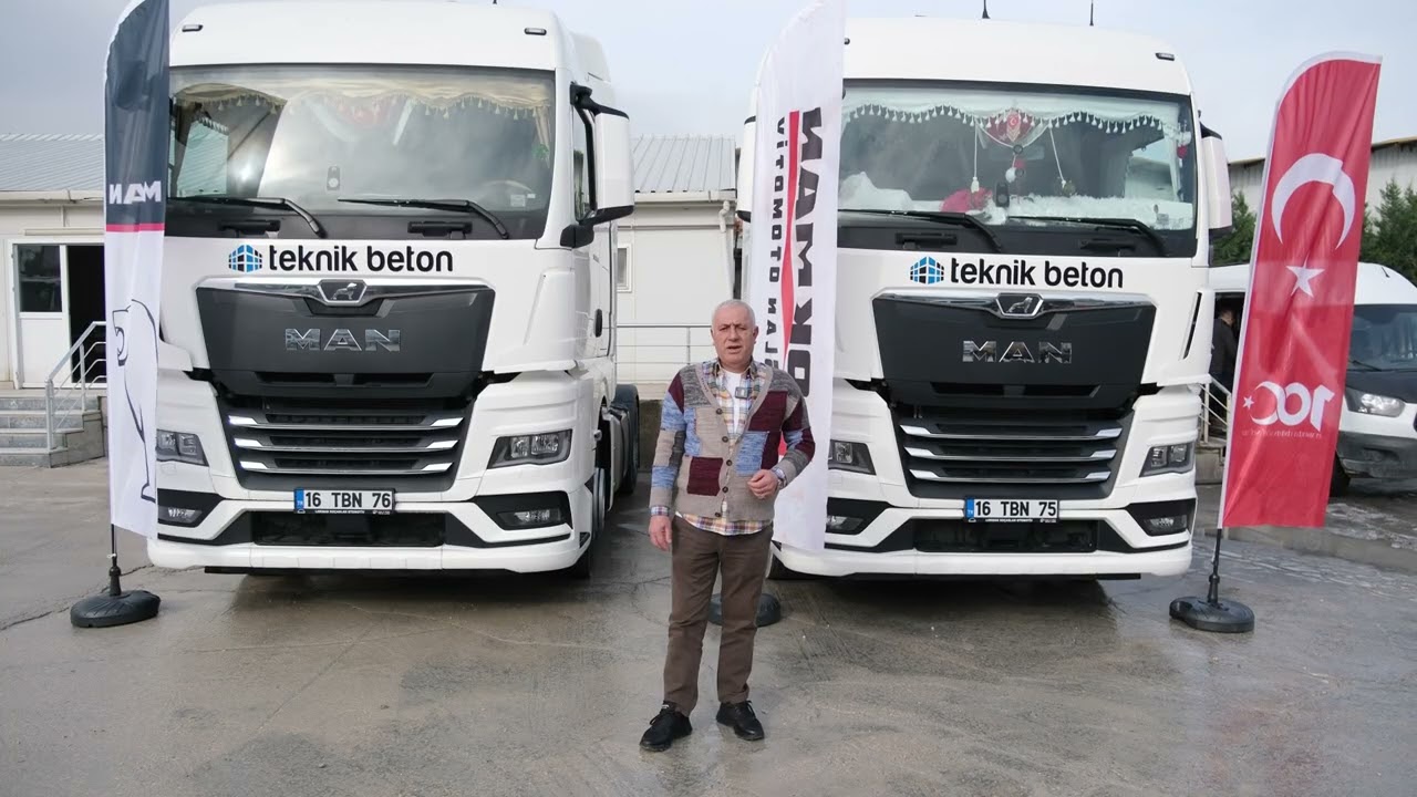 Teknik Beton, Lokman Koçaslan Otomotiv'den #MAN Filosu Satın Aldı!