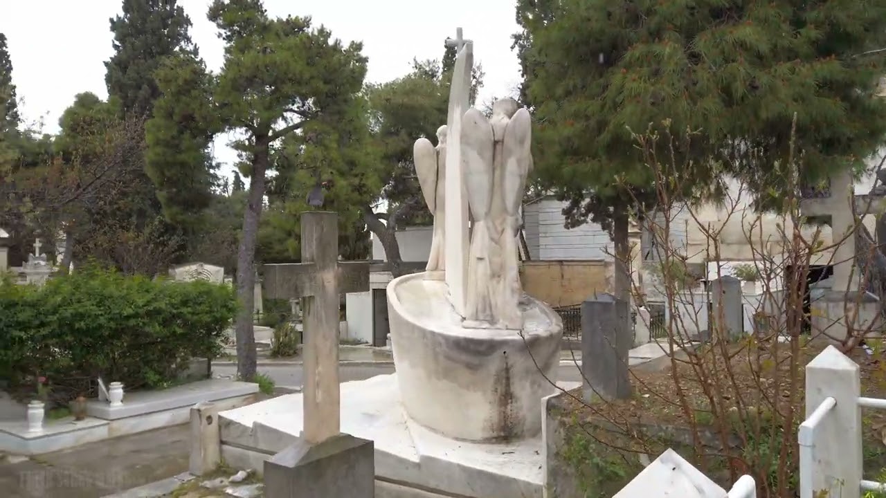 #207 First Cemetery of Athens, Rain Walk