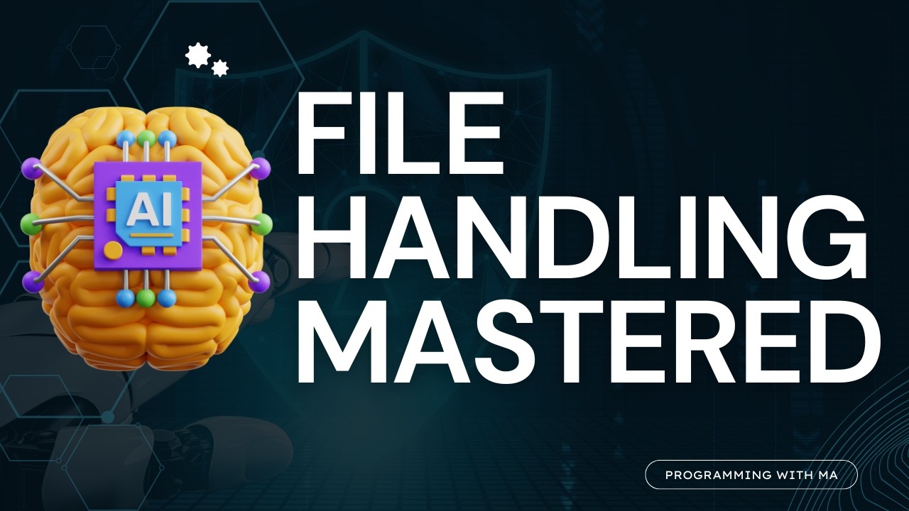 File Handling in Python Explained | read, readline, seek, tell, Serialization | Urdu / Hindi