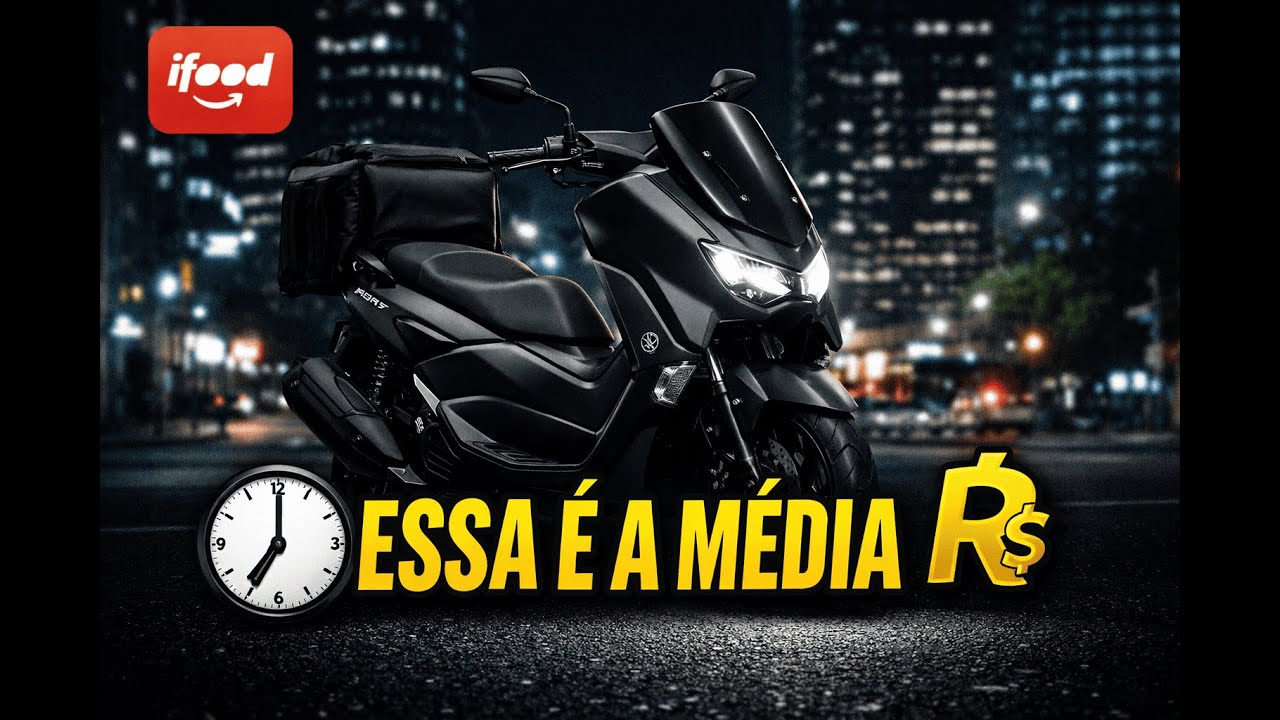 IFOOD ENTREGADOR - QUAL A MEDIA HORA DO ENTREGADOR?
