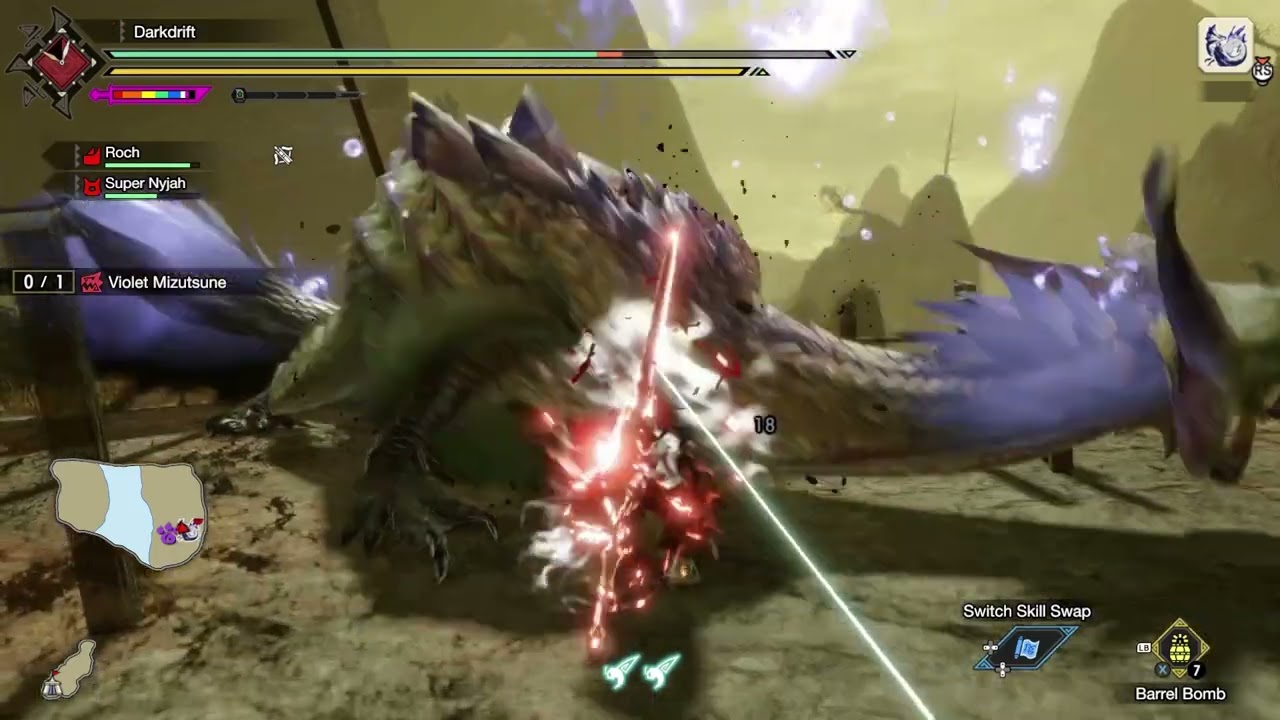 MHRise Greatsword Rage Slash #shorts