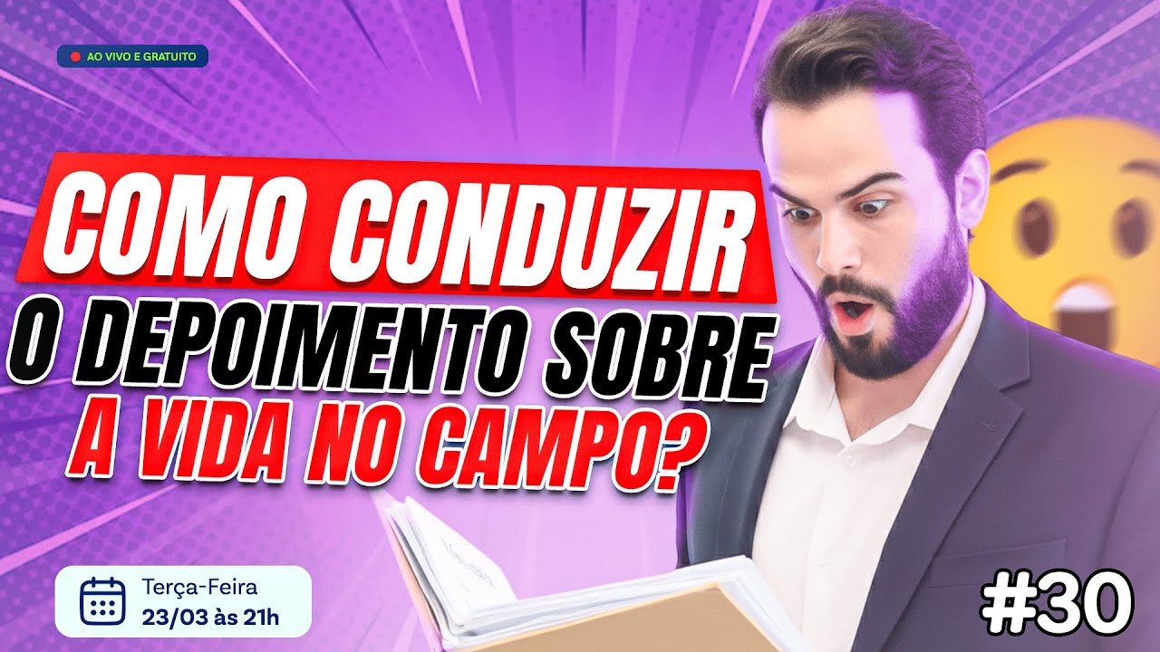 Live #30 | Como conduzir uma audiência rural ( perguntas e respostas sobre a vida no campo)