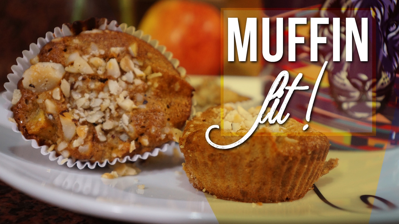 Muffin de maçã fit | Receita saudável | CRIS COZINHA