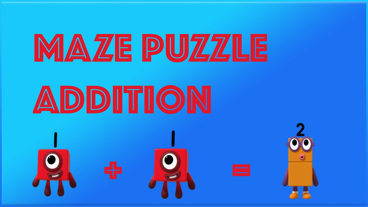 NumberBlocks Fan Made | Maze Puzzle Addition| 