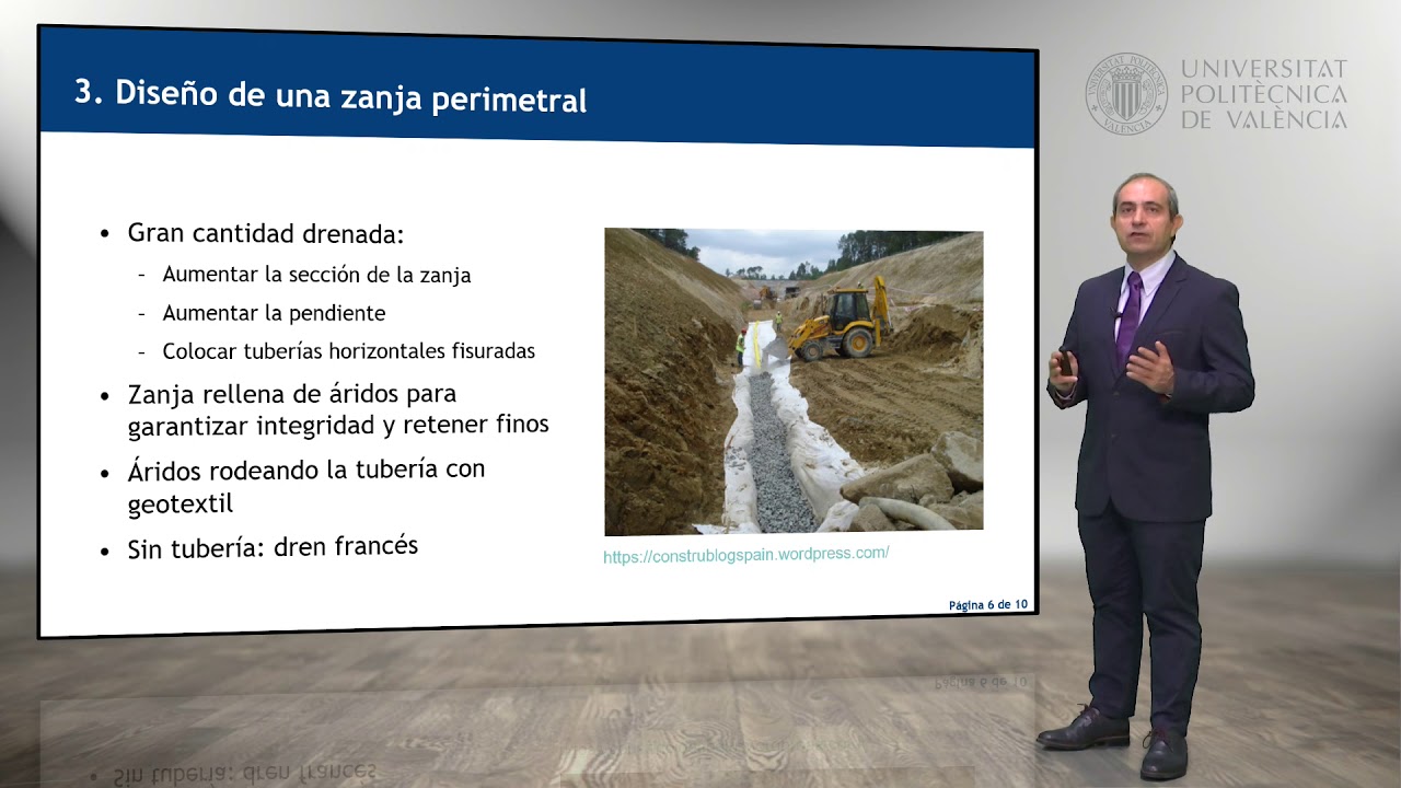 Drenaje de excavaciones desde zanjas perimetrales | 48/52 | UPV