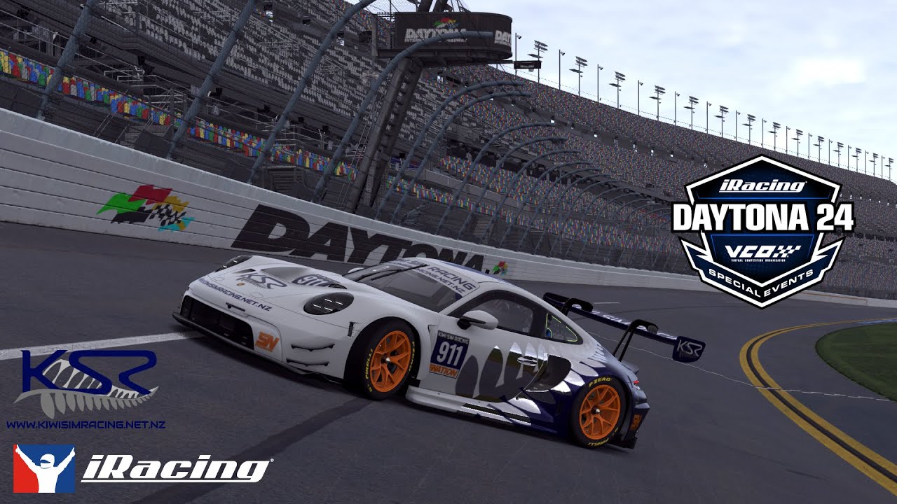 2026 iRacing Daytona 24hrs - Kiwi Sim Racing - Speednation - Porsche 992 GT3R - Part 1