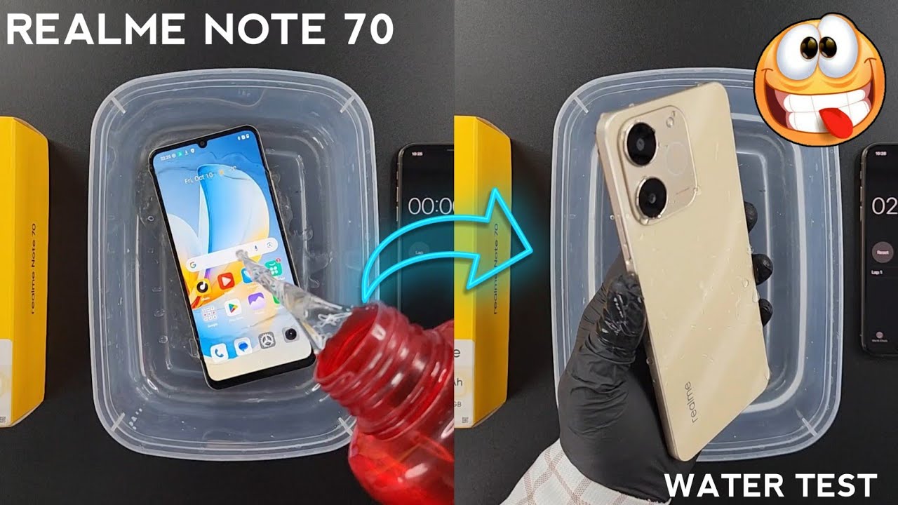 Realme Note 70 Water Test | Let's See if Note 70 is Waterproof Or Not?