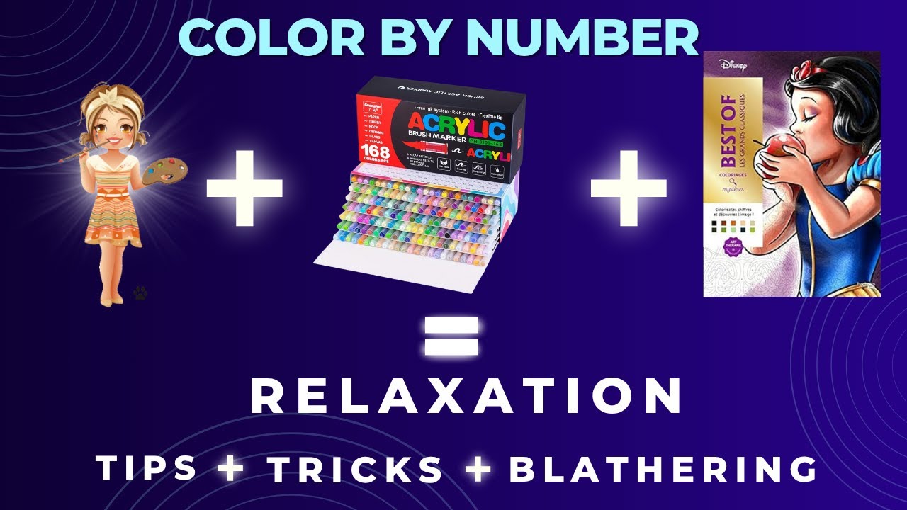 Color by number |Join me as I color a page I chat about why and how I do it