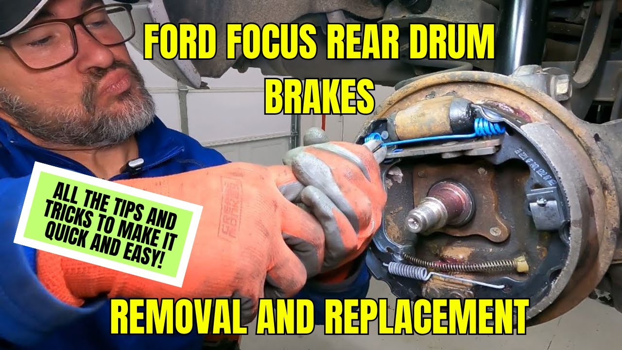 How to repair 2000-08 Ford Focus rear drum brakes (the easy way)