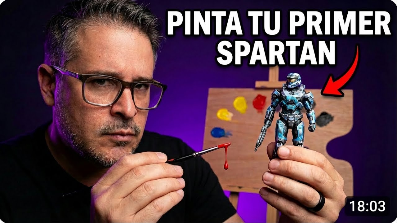 Pinta tu primer spartan - con la técnica Slapchop