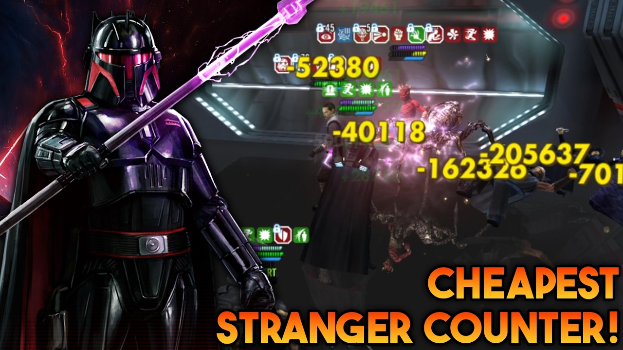 Dark Trooper Moff Gideon beats THE STRANGER in Grand Arenas!! (Its a Datacron..)