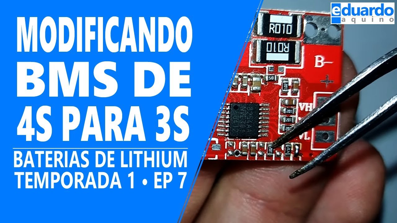Baterias de Lithium - Modificando a BMS e Entendendo a Ligação das Células | Aula 07