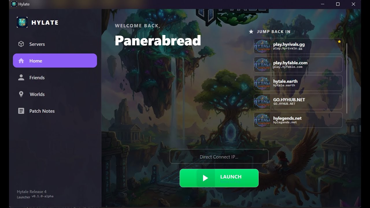 Custom hytale Launcher V2
