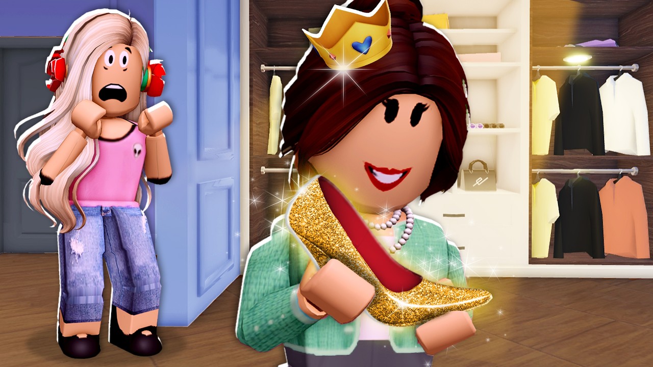 My STEP MOM Was Secretly A PRINCESS! (Roblox)
