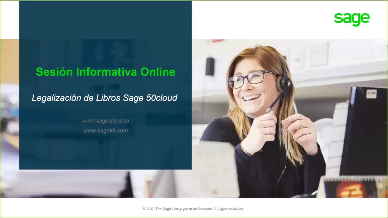 Legalización de libros Sage 50cloud
