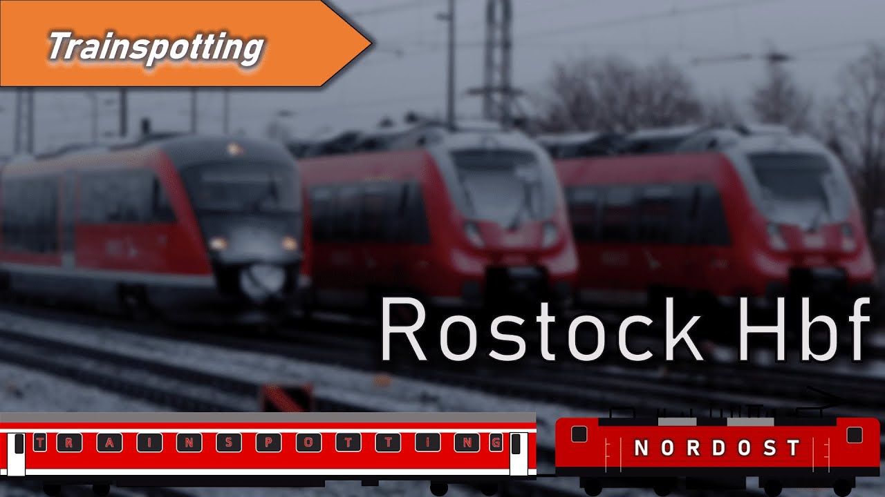 [Trainspotting] Zugverkehr in Rostock Hbf (2021)