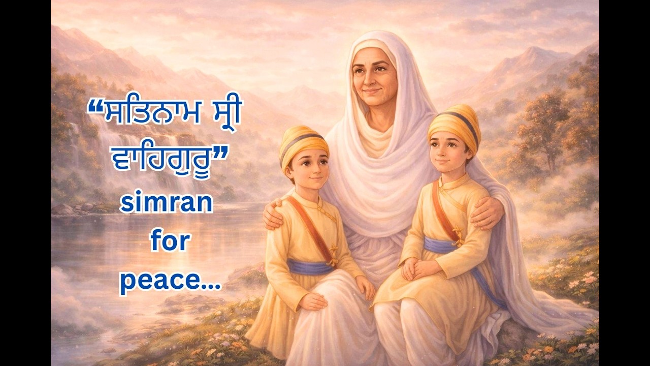 Satnam Sri Waheguru Simran | Peaceful Guru Simran for Relaxation & Meditation 🙏#sikhhistory #gurbani