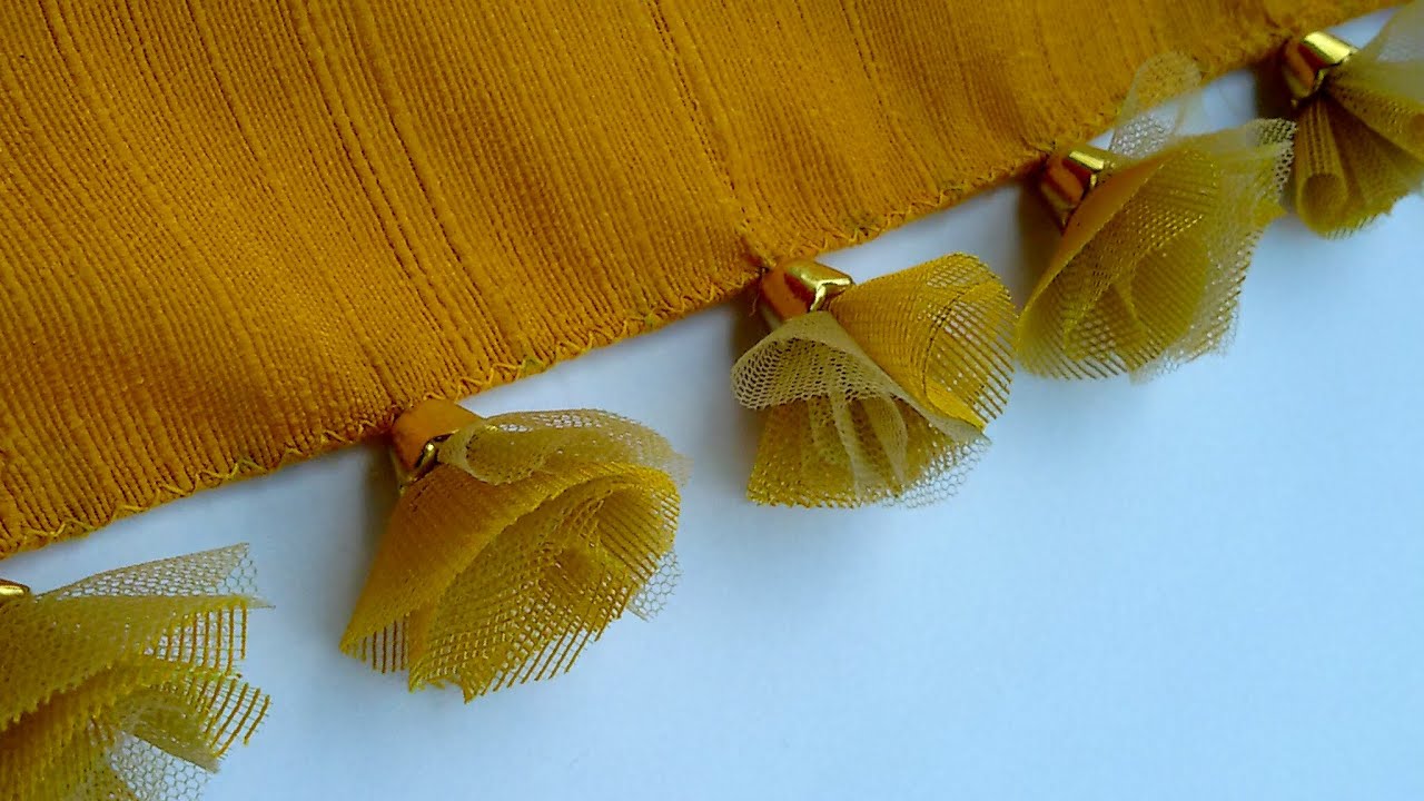Easy & Quick Fabric Tassels | Design #167 | Net Cloth Saree kuchu | ಸೀರೆ ಕುಚ್ಚು