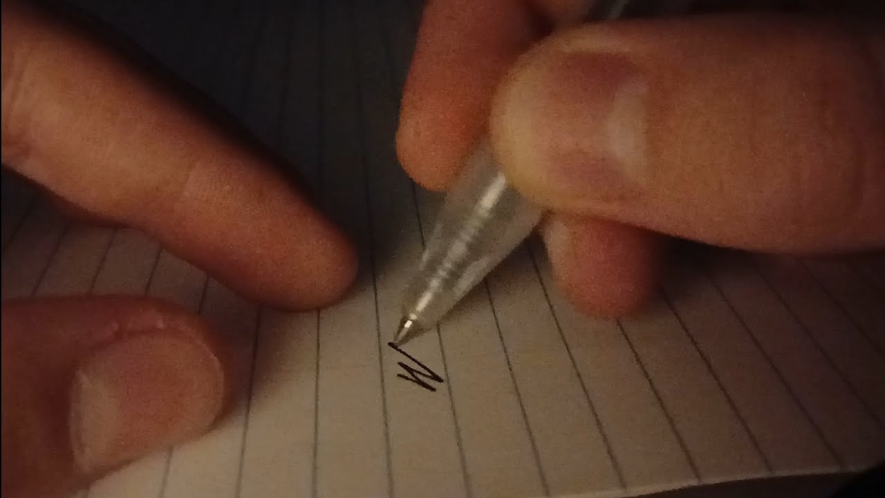 very slow asmr (writing + visuals)