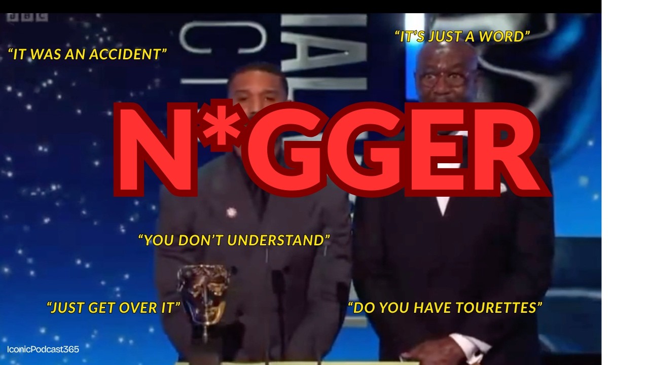 Iconicpodcast365 | Reaction Tourette Syndrome Activist Shouts N-Word at BAFTA's
