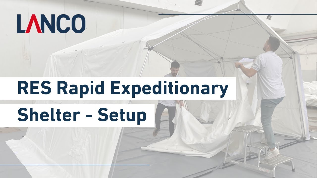 RES Rapid Expeditionary Shelter &ndash; Setup
