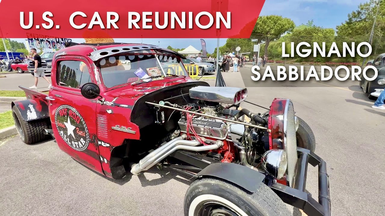 🔥 Parata / Raduno Auto Americane a Lignano Sabbiadoro | U.S. Car Reunion (Biker Fest 2022)