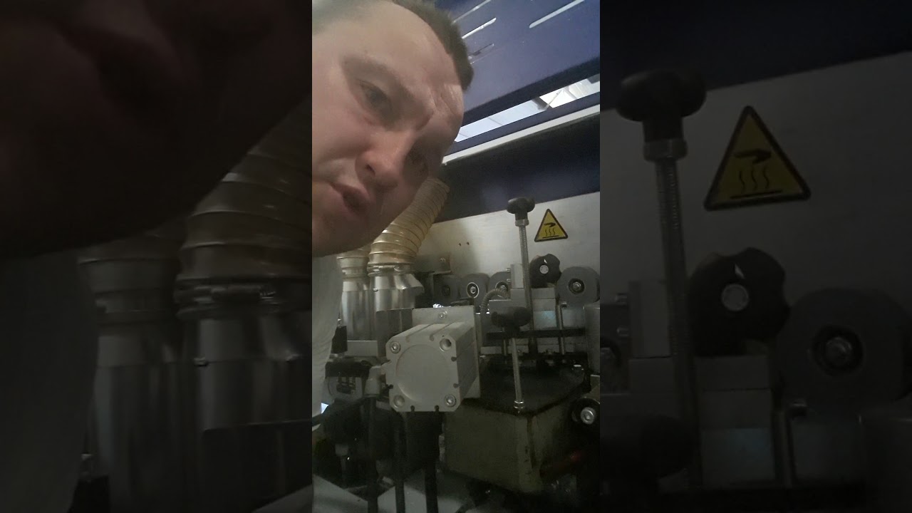 Czyszczenie okleiniarki, zbiornika na klej.