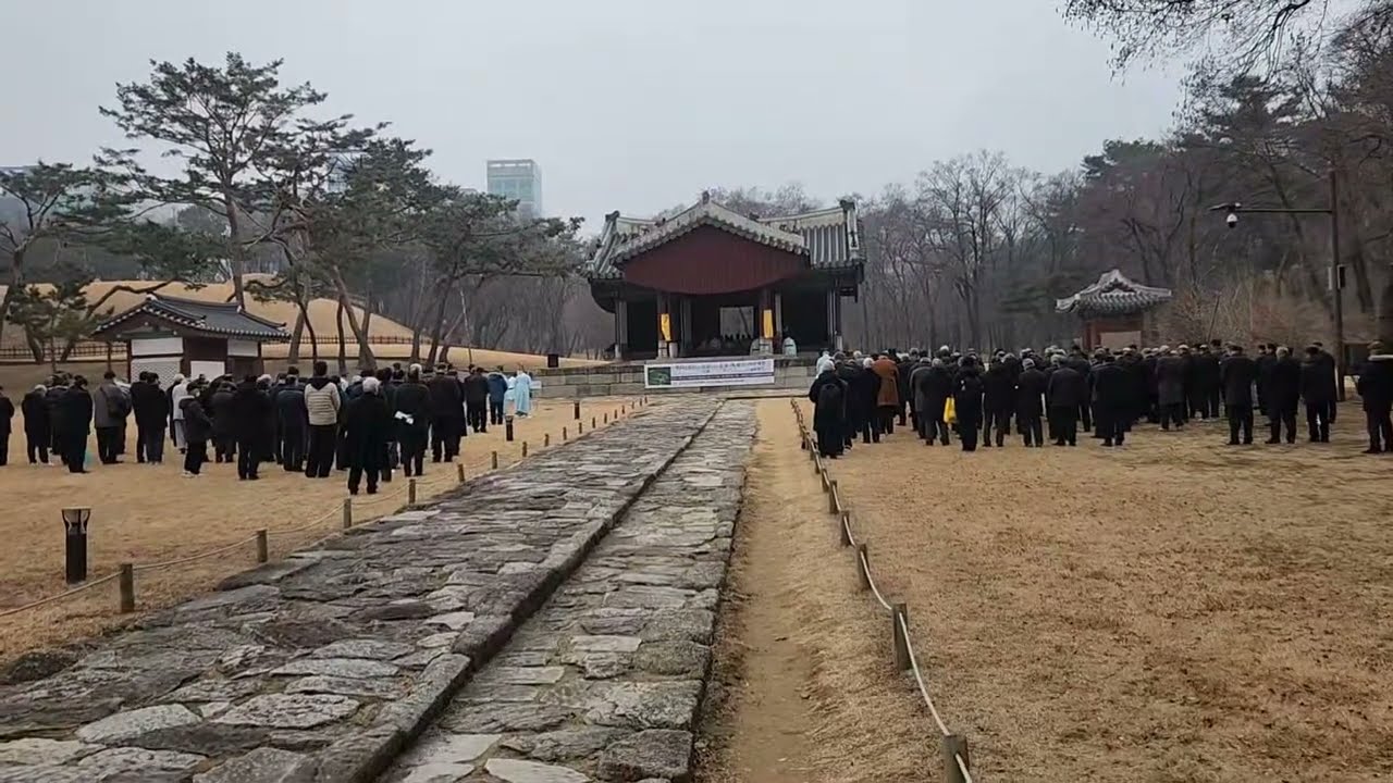 조선왕릉 제향 – 선릉(성종과 정현왕후) 기신제향 초헌례(독축)