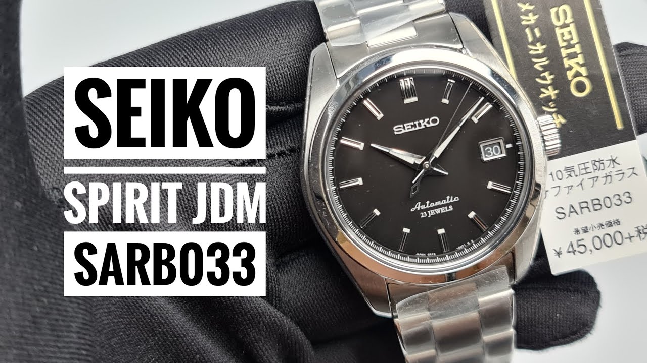 [4K] Seiko Spirit JDM Automatic SARB033