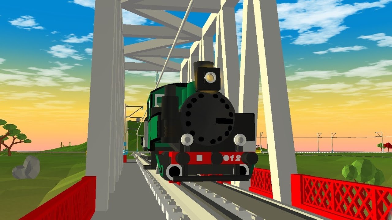 Tutorial: как сделать красивый паровоз | how to make a beautiful steam locomotive | Draw Bricks