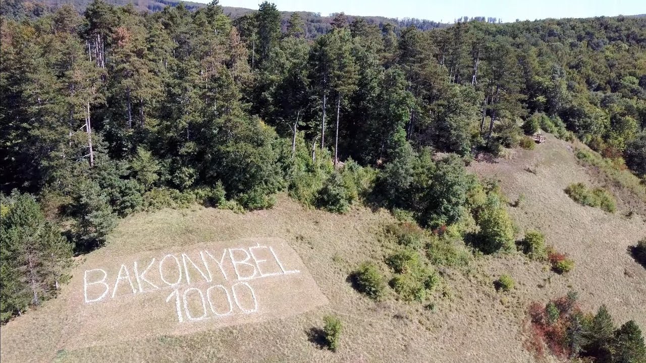Bakonybél madártávlatból 2020. szeptember (Fimi X8 SE)  4k.  Drone view