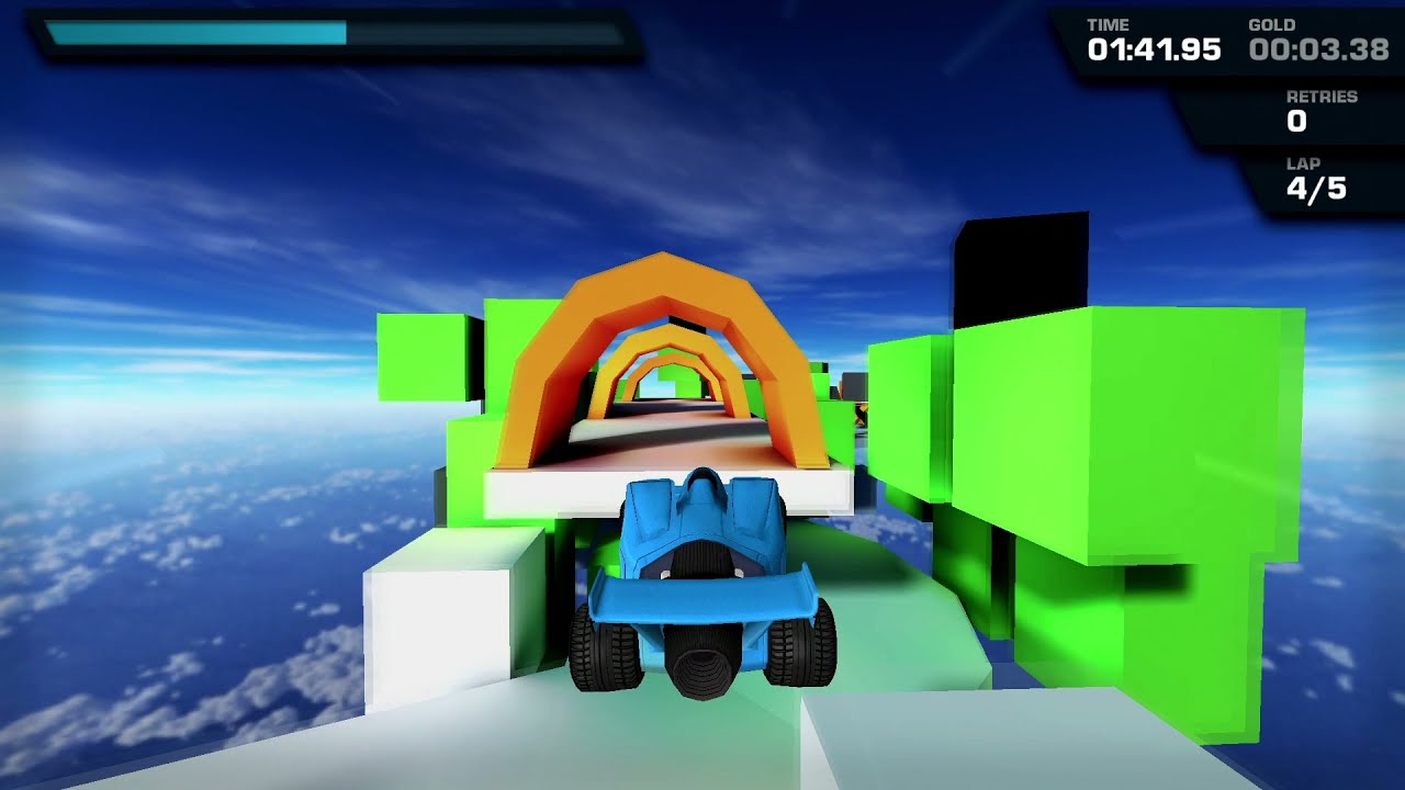 Jet Car Stunts (PS3) gameplay