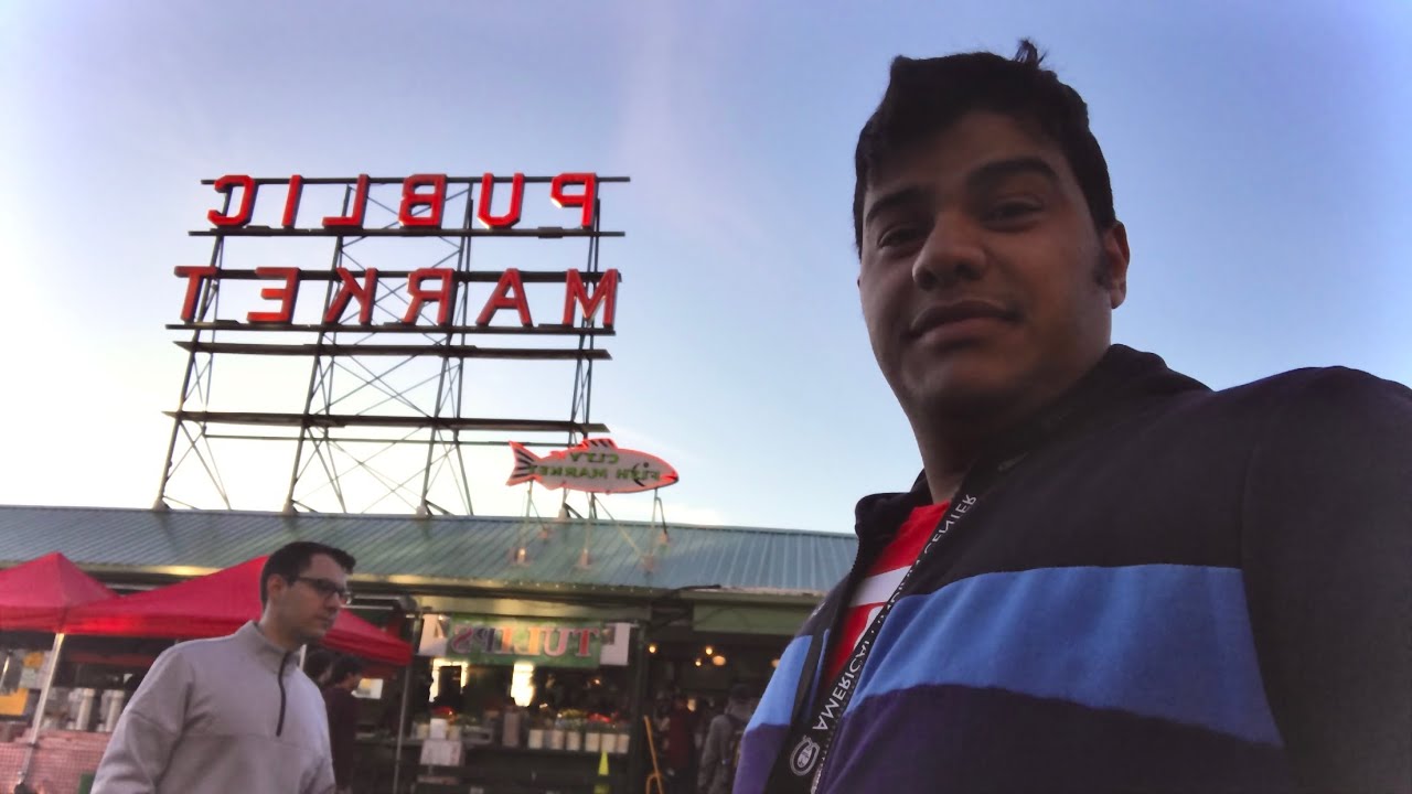 Vlog#125 Public Market WA| فلوق#١٢٥ السوق العامة سياتل