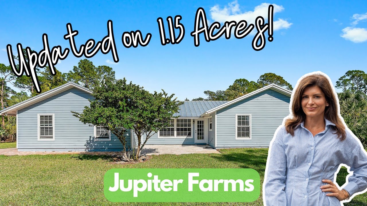 Updated Jupiter Farms Home on 1.15 Acres For Sale