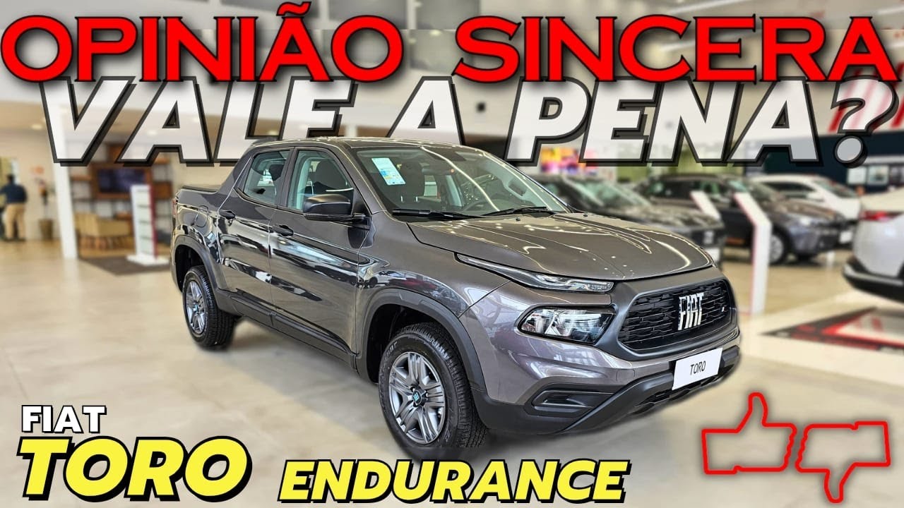 Fiat Toro 2024 - O que mudou? Versão Endurance de entrada vale a pena? Consumo, desempenho, problema