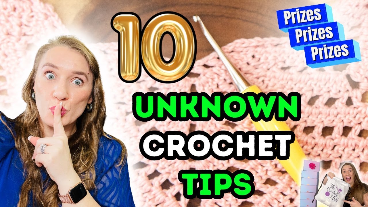 10 Crochet Tips Most Crocheters Don’t Know (The Crochet Club Secrets!) + PRIZES