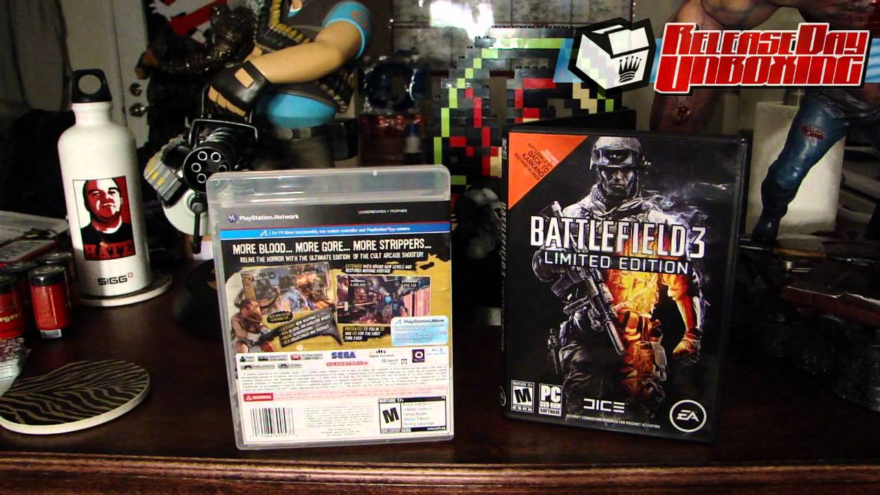 Release Day Unboxing 10-25-11: Battlefield 3, HOTD Overkill
