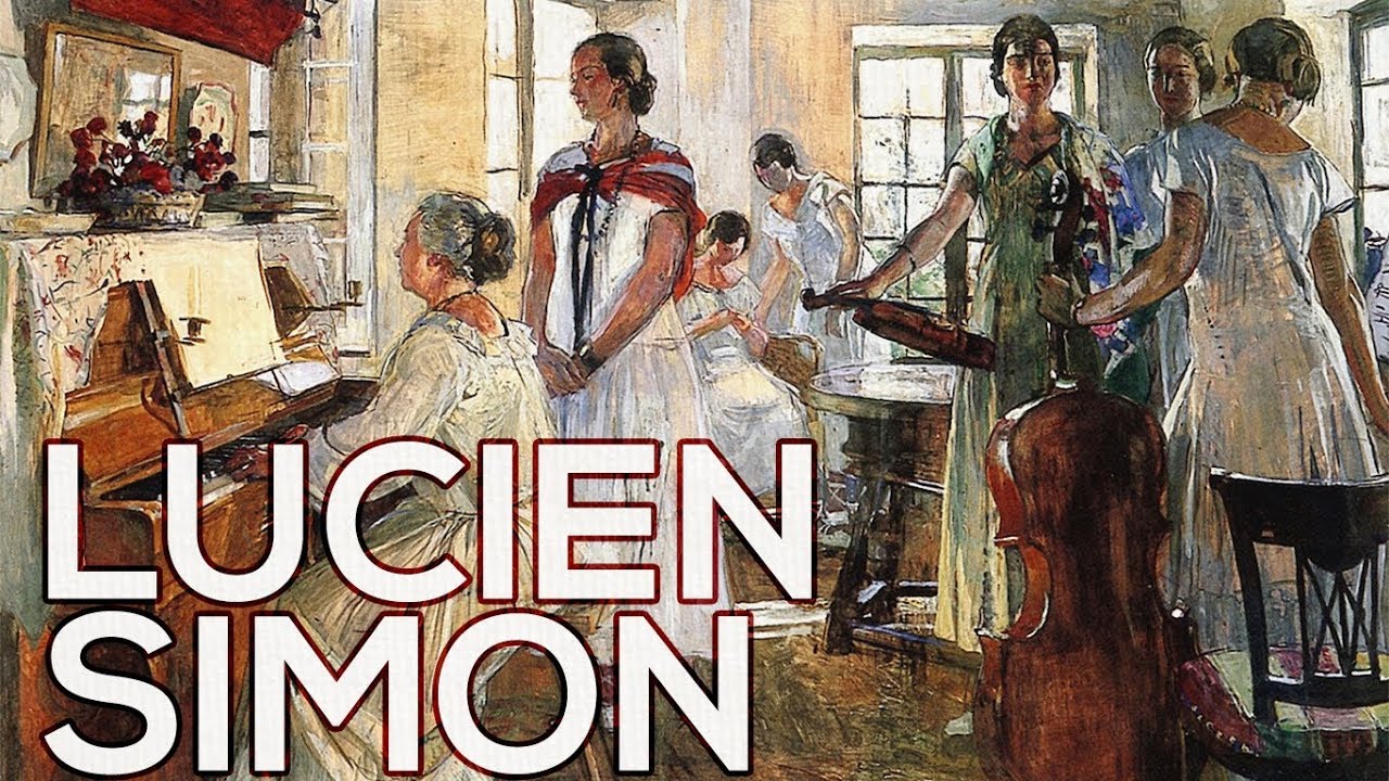 Lucien Simon: A collection of 44 paintings (HD)