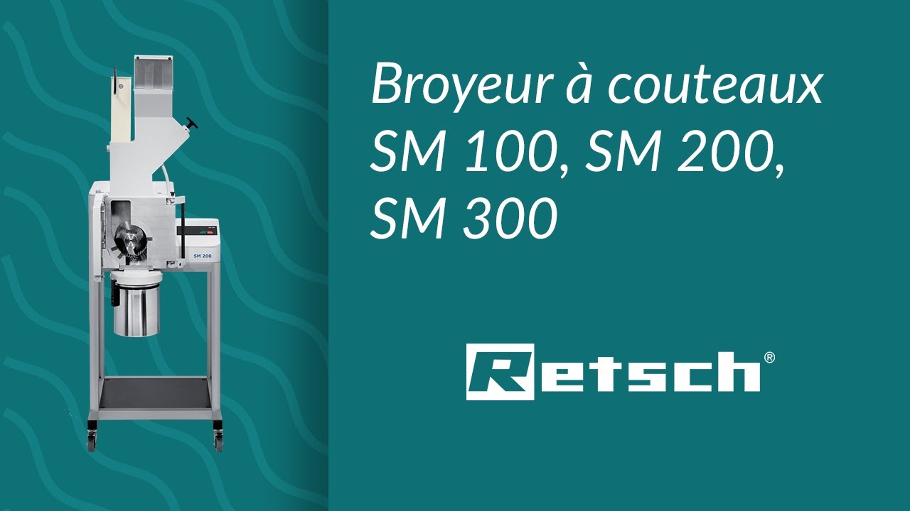Broyeurs à couteaux SM 100, SM 200, SM 300, RETSCH®