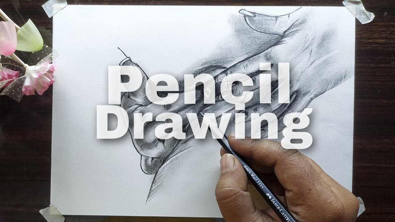 female figure drawing pencil drawing technique / Drawing process 3x speed drawing