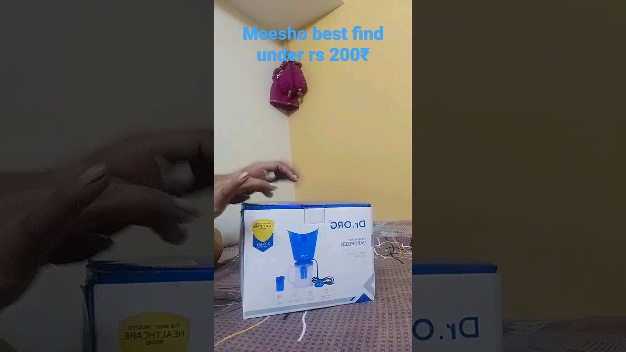 vaporizer under ₹ 200😱 #meesho#unboxingvideo #bestfind#vaporizer in budget