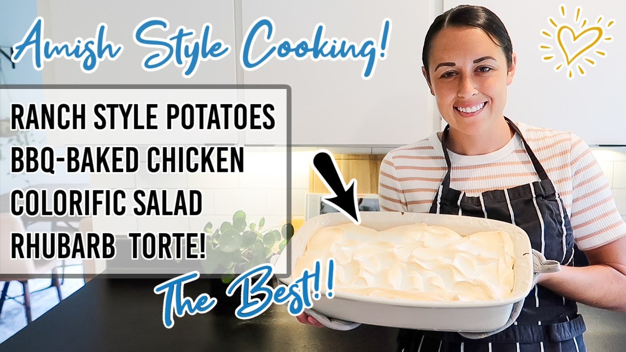 Amish/Mennonite Style Cooking! | Cook a Whole Amish Style Meal | Lynette Yoder