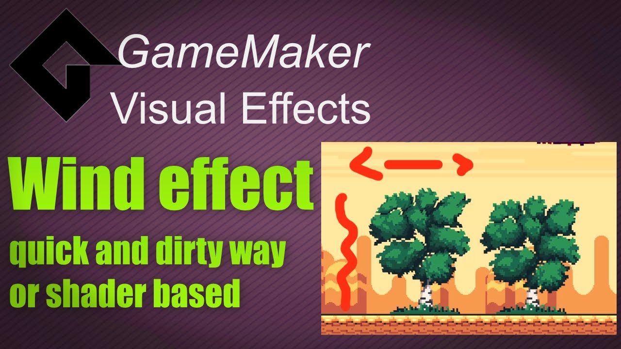 Wind effect fast my way vs shader [GameMaker Vfx]