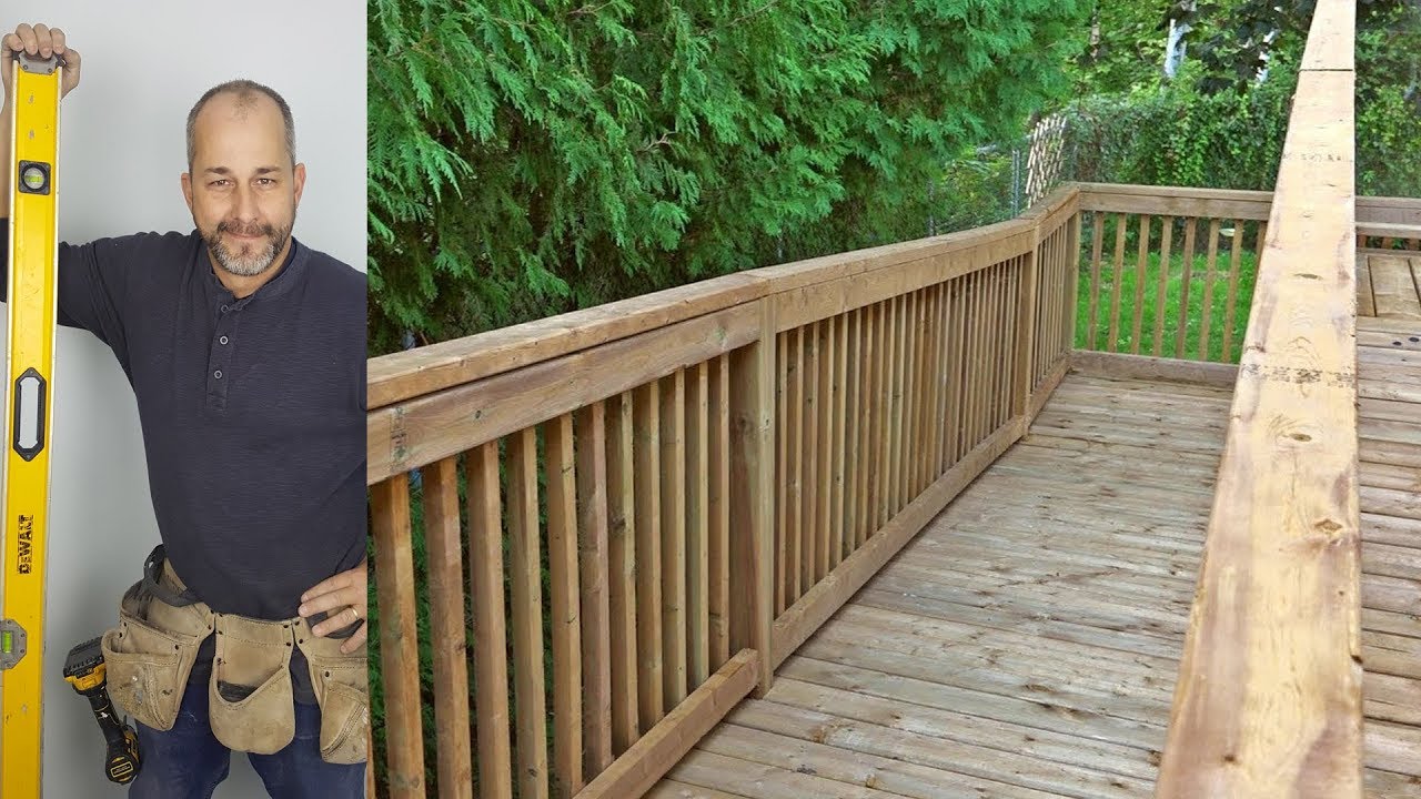 DIY DECK Part 6 | Building Deck Railings