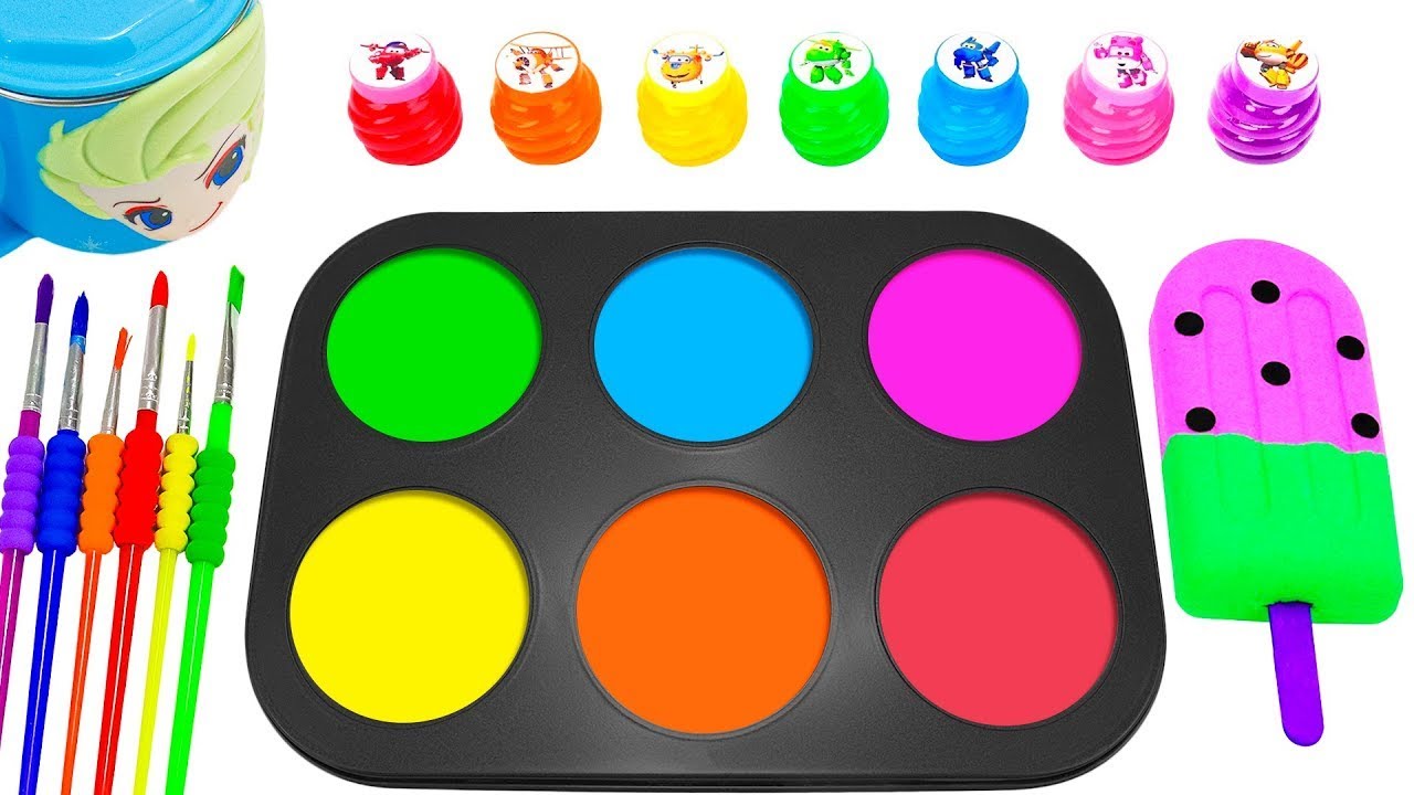 Satisfying Video l DIY How To Make Lollipops Slimes Sprunki & Stirred Crunching Sounds ASMR SHAPED