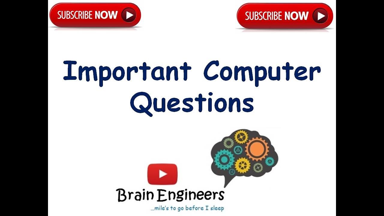 Important computer questions for puda exam , patwari exam by Brain Engineers