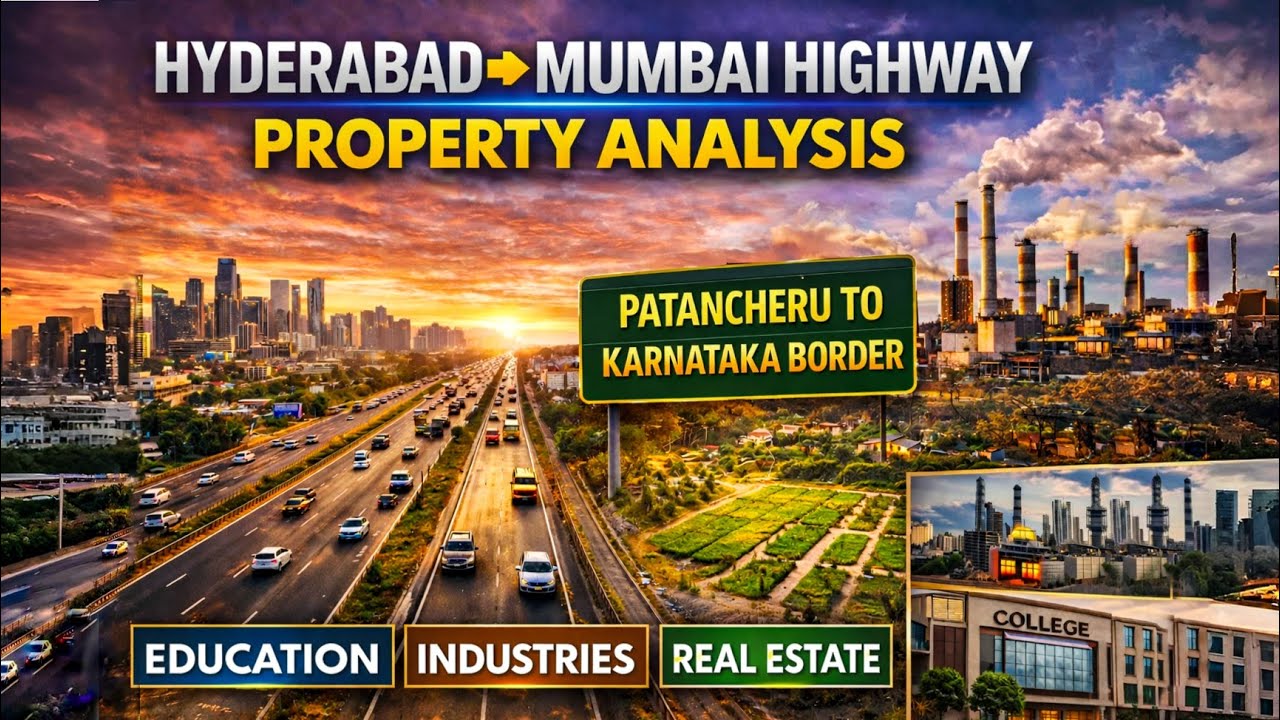 Mumbai Highway Real Estate Boom 2026 | Full Road & Land Growth Analysis || by 