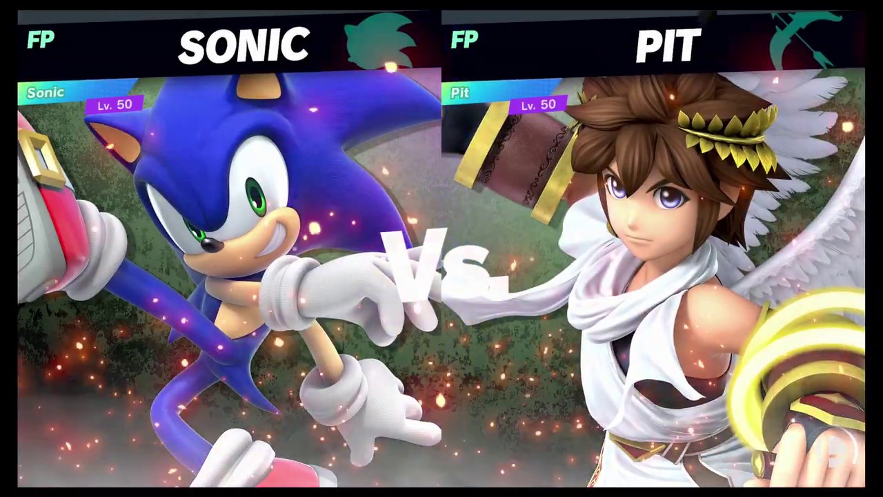 Super Smash Bros Ultimate Amiibo Fights   Request #7431 Sonic vs Pit