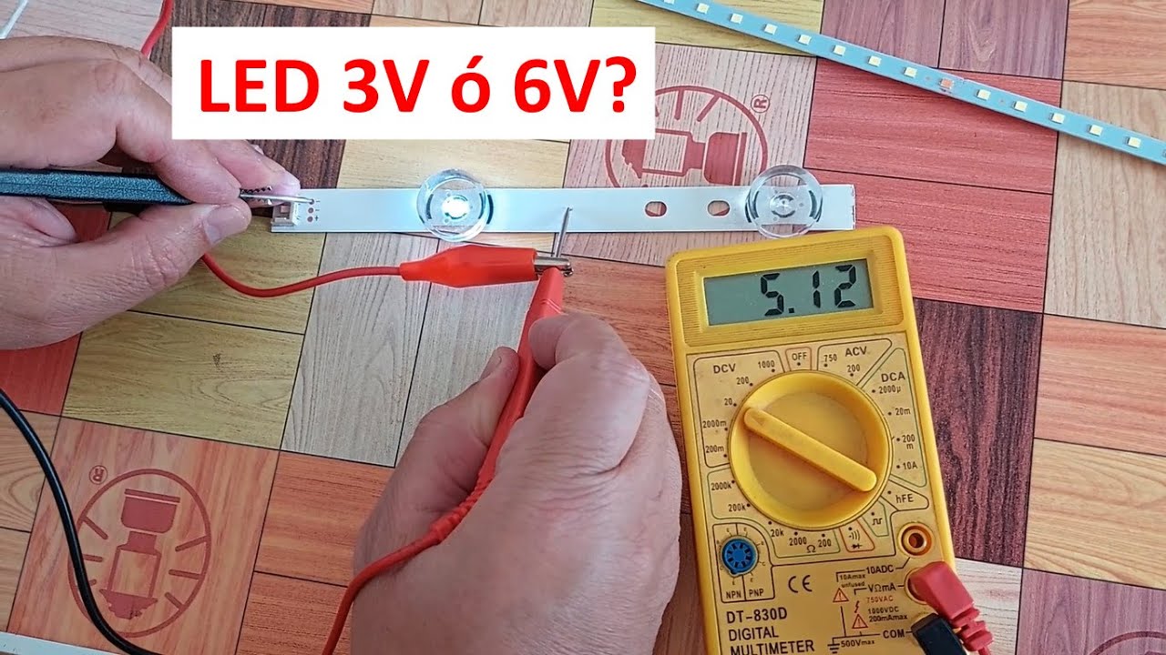 Como Saber Si Un LED (Backlight ó Potencia) Es De 3V ó 6V