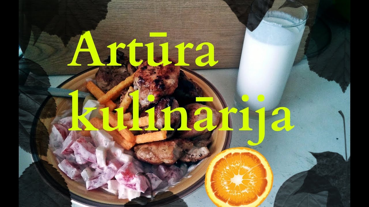 Artūra kulinārija. kartupeļi ar vistu. / foodvideo/